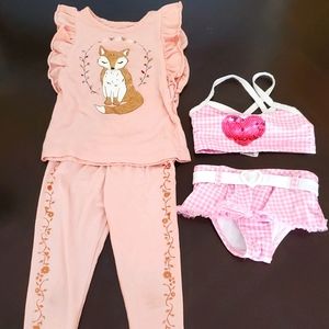 Bunddle Of Girls 2-Piece Swimsuit, Top& pants